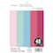 12 Pack: Pinks & Blues Glitter Cardstock Paper Pad by Recollections™, 4.5" x 7"